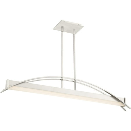 Quoizel Sabre 39 Kitchen Island Light in Brushed Nickel