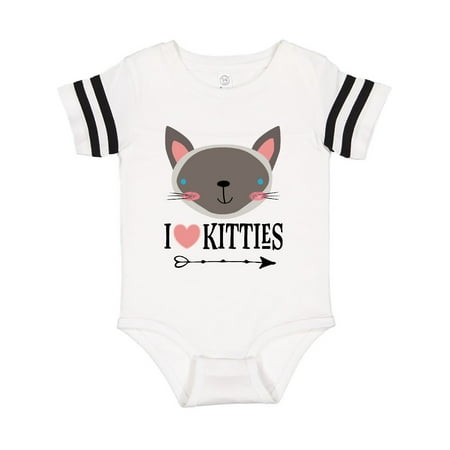 Inktastic Cat Siamese Owner I Love Kitties Gift Baby Girl Bodysuit