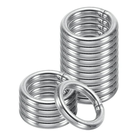 Uxcell 17mm Metal O Rings 15 Pack 304 Stainless Steel Round Rings for Hardware Bags
Uxcell 17mm Metal O Rings 15 Pack 304 Stainless Steel Round Rings for Hardware Bags