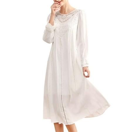 Women s Nightgown Long Sheers Vintage Nightdress Lace Lounge Sleepwear Pajamas For Woman
Women s Nightgown Long Sheers Vintage Nightdress Lace Lounge Sleepwear Pajamas For Woman