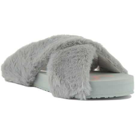 Women s Toms Susie Eva Slippers in Gray
