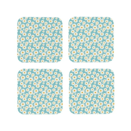 Drink Coasters Set of 4 Daisy floral A Leather Coasters for Coffee Table Protector Heat Resistant Cute Coasters for Home Decor Housewarming Gifts Bar Kitchen 4 Inch Square
Drink Coasters Set of 4 Daisy floral A Leather Coasters for Coffee Table Protector Heat Resistant Cute Coasters for Home Decor Housewarming Gifts Bar Kitchen 4 Inch Square
