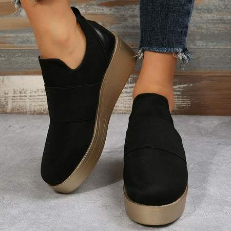 NECHOLOGY Womens Shoes Casual Booties Leisure Women s Four Seasons Non Slip Wedges Round Toe Breathable Slip X Casual Shoes Women Black 6.5
NECHOLOGY Womens Shoes Casual Booties Leisure Women s Four Seasons Non Slip Wedges Round Toe Breathable Slip X Casual Shoes Women Black 6.5