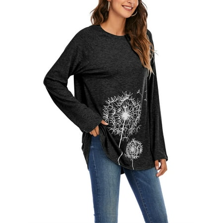 Women Casual Sleepshirt Long Sleeve Dandelion Long Tunic Tops Sleepwear Nightwear Pajamas Blouse
Women Casual Sleepshirt Long Sleeve Dandelion Long Tunic Tops Sleepwear Nightwear Pajamas Blouse