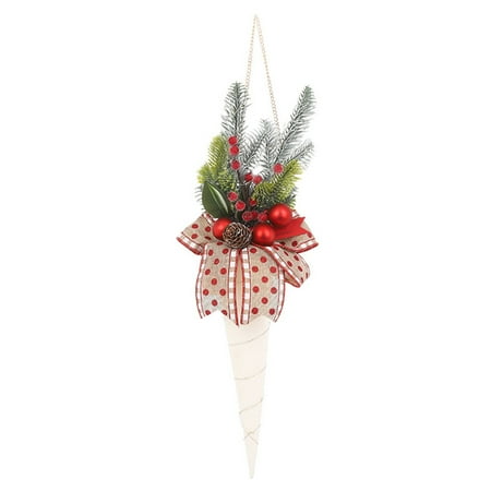 Party Home Decor Cream Shape Pendant Windows Front Door Hanging Fireplace Wall 1PC DIY Christmas Wreath With LED Lights
Party Home Decor Cream Shape Pendant Windows Front Door Hanging Fireplace Wall 1PC DIY Christmas Wreath With LED Lights