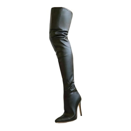 Fashion Thigh High Boots Outdoor Activities Cold Weather Footwear Winter Zipper Over Comfortable Women Over The Knee Boots for Home Wedding black 39
Fashion Thigh High Boots Outdoor Activities Cold Weather Footwear Winter Zipper Over Comfortable Women Over The Knee Boots for Home Wedding black 39