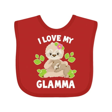 Inktastic Cute Sloth I Love My Glamma with Green Leaves Gift Baby Boy or Baby Girl Bib
Inktastic Cute Sloth I Love My Glamma with Green Leaves Gift Baby Boy or Baby Girl Bib