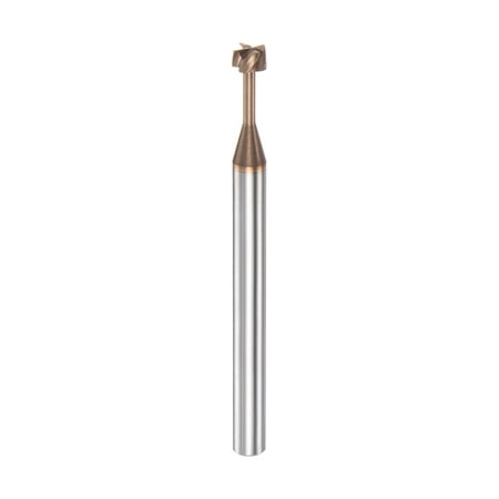 Uxcell 4mm x 2.5mm Titanium Coated Carbide T Slot End Mill Cutter for Stainless Steel Alloy
Uxcell 4mm x 2.5mm Titanium Coated Carbide T Slot End Mill Cutter for Stainless Steel Alloy