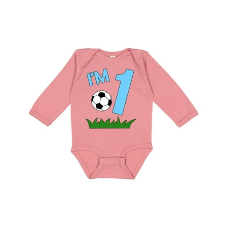 Inktastic Im One! first birthday soccer Gift Baby Boy or Baby Girl Long Sleeve Bodysuit
Inktastic Im One! first birthday soccer Gift Baby Boy or Baby Girl Long Sleeve Bodysuit