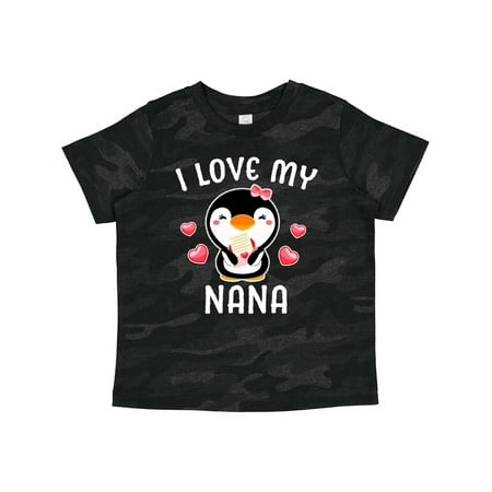 Inktastic I Love My Nana with Cute Penguin and Hearts Gift Toddler Toddler Girl T-Shirt
Inktastic I Love My Nana with Cute Penguin and Hearts Gift Toddler Toddler Girl T-Shirt