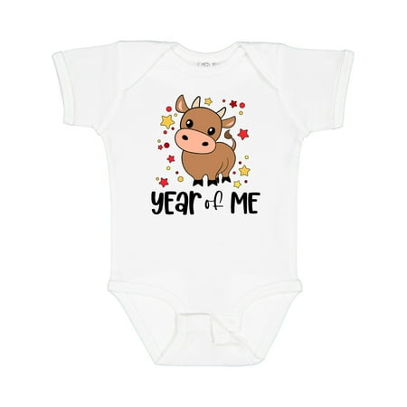 Inktastic 2021 Year of Me Cute Ox Gift Baby Boy or Baby Girl Bodysuit
