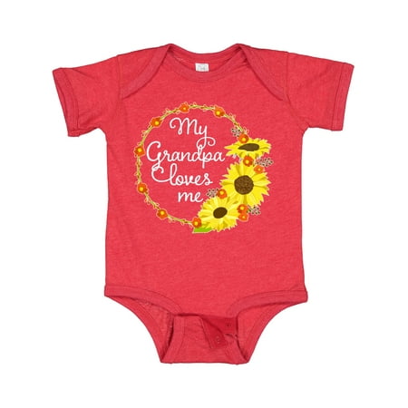 Inktastic My Grandpa Loves Me with Sunflower Wreath Gift Baby Boy or Baby Girl Bodysuit
Inktastic My Grandpa Loves Me with Sunflower Wreath Gift Baby Boy or Baby Girl Bodysuit
