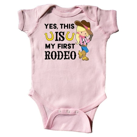 Inktastic Yes this IS my First Rodeo- cowgirl in hat and boots Gift Baby Girl Bodysuit
Inktastic Yes this IS my First Rodeo- cowgirl in hat and boots Gift Baby Girl Bodysuit