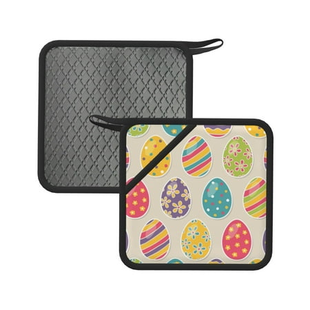 2pcs Silicone Anti-Hot Hot Pads Oven Mitts Heat Resistant Pot Holders With Pockets Non Slip Oven Glove Potholder For Kitchen Cooking Bbq Baking 7.1in Easter Egg 
2pcs Silicone Anti-Hot Hot Pads Oven Mitts Heat Resistant Pot Holders With Pockets Non Slip Oven Glove Potholder For Kitchen Cooking Bbq Baking 7.1in Easter Egg
