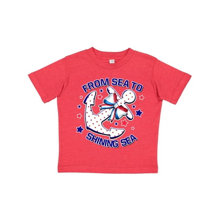 Inktastic From Sea to Shining Sea with Patriotic Anchor and Bow Gift Toddler Boy or Toddler Girl T-Shirt
Inktastic From Sea to Shining Sea with Patriotic Anchor and Bow Gift Toddler Boy or Toddler Girl T-Shirt