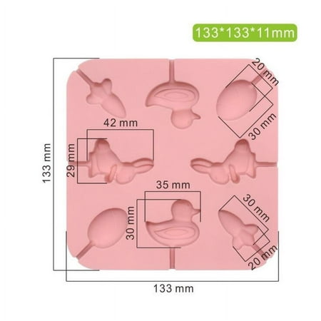 Easter Cake Mould - Silicone Lollipop Carrot Eggs Rabbit Chocolate Mould
Easter Cake Mould - Silicone Lollipop Carrot Eggs Rabbit Chocolate Mould