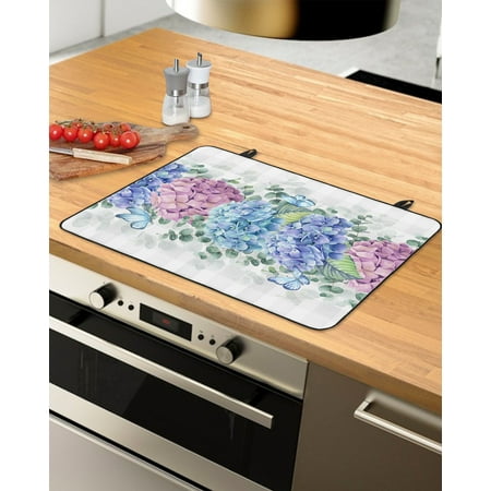 Pink Blue Purple Hydrangea Stove Top Covers for Electric Stove Heat Insulation Fireproof Glass Cooktop Cover Counter Top Glass Stove Cover 31 x24 Summer Floral Botanical Plaid
Pink Blue Purple Hydrangea Stove Top Covers for Electric Stove Heat Insulation Fireproof Glass Cooktop Cover Counter Top Glass Stove Cover 31 x24 Summer Floral Botanical Plaid