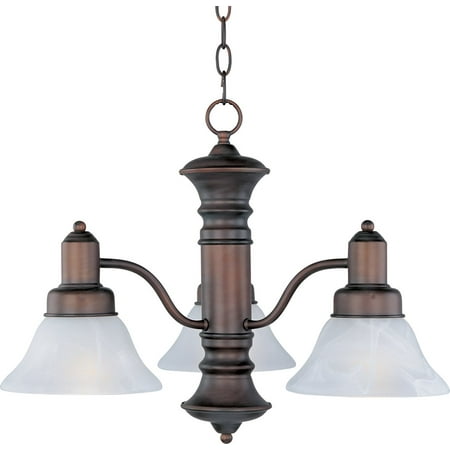 Maxim Newburg 3-Light Chandelier Oil Rubbed Bronze - 20326MROI