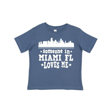 Inktastic Miami Florida Someone Loves Me City Skyline Gift Toddler Boy or Toddler Girl T-Shirt
Inktastic Miami Florida Someone Loves Me City Skyline Gift Toddler Boy or Toddler Girl T-Shirt