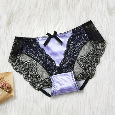 Miayilima Panties For Women Lace Underwear For Retro Satin Hollowed Out Transparent Mesh Seamless Waist Pack Triangle Pants Underwear Size L
Miayilima Panties For Women Lace Underwear For Retro Satin Hollowed Out Transparent Mesh Seamless Waist Pack Triangle Pants Underwear Size L