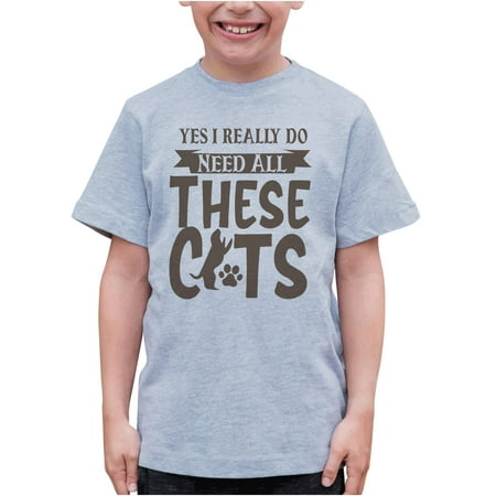 7 ate 9 Apparel Kids Pet Lover Shirts - I Need All of These Cats Grey T-Shirt 5T
7 ate 9 Apparel Kids Pet Lover Shirts - I Need All of These Cats Grey T-Shirt 5T