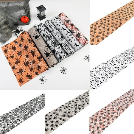 SPRING PARK Halloween Table Runner Heat Insulation Fabric Table Runner for Halloween Table Decoration Dinner Party Scary Nights Supplies
SPRING PARK Halloween Table Runner Heat Insulation Fabric Table Runner for Halloween Table Decoration Dinner Party Scary Nights Supplies