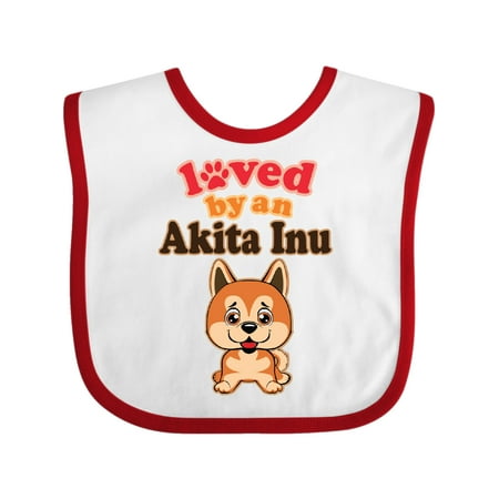 Inktastic Akita Inu Dog Lover Gift Gift Baby Boy or Baby Girl Bib