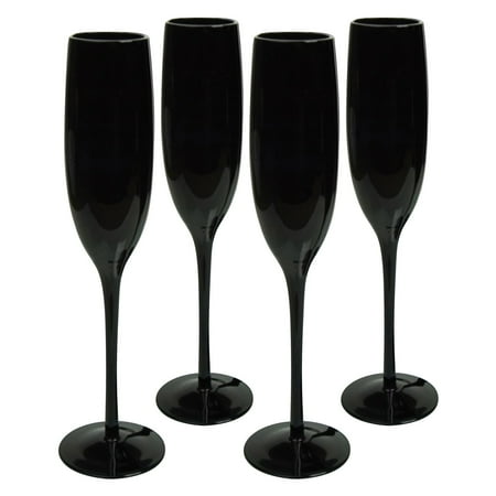 Artland Midnight Flute Glass - Set of 4