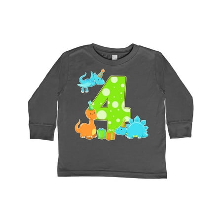 Inktastic Dinosaur party-Fourth Birthday Gift Toddler Boy or Toddler Girl Long Sleeve T-Shirt
Inktastic Dinosaur party-Fourth Birthday Gift Toddler Boy or Toddler Girl Long Sleeve T-Shirt