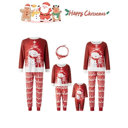 Sunisery Family Matching Christmas Pajamas Sets Snowman Reindeer Print+Pants Holiday Xmas Pjs Jammies Sleepwear Set for Adults Kids Baby
Sunisery Family Matching Christmas Pajamas Sets Snowman Reindeer Print+Pants Holiday Xmas Pjs Jammies Sleepwear Set for Adults Kids Baby