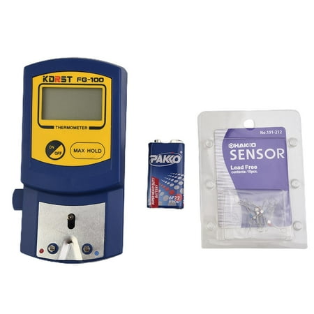 RANMEI FG-100 Soldering Iron Tip Thermometer Lead Free Sensor Tip Tester Soldering
RANMEI FG-100 Soldering Iron Tip Thermometer Lead Free Sensor Tip Tester Soldering