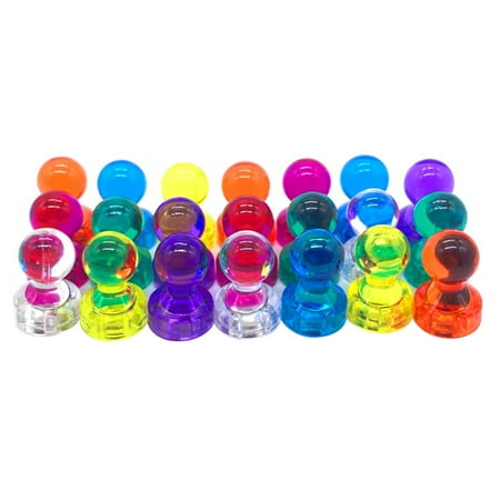 60pcs Colorful Transparent Fridge Magnets Whiteboard Magnetic Pushpins Teaching Push for Map Calendar (Mixed Colors Canning)
60pcs Colorful Transparent Fridge Magnets Whiteboard Magnetic Pushpins Teaching Push for Map Calendar (Mixed Colors Canning)