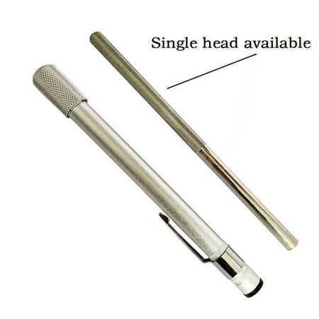 Multi Purpose Pen Shape Cutter Sharpener Diamond Plated Carbon Steel Grindstone 
Multi Purpose Pen Shape Cutter Sharpener Diamond Plated Carbon Steel Grindstone