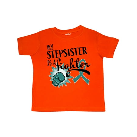 Inktastic Ovarian Cancer Awareness My Stepsister is a Fighter Gift Toddler Boy or Toddler Girl T-Shirt
Inktastic Ovarian Cancer Awareness My Stepsister is a Fighter Gift Toddler Boy or Toddler Girl T-Shirt