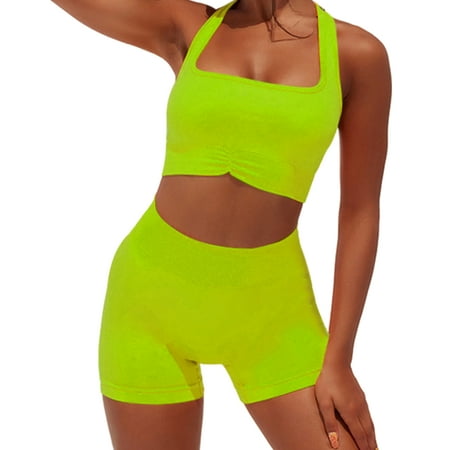YMH Sleeveless Solid Color Vest Shorts Set High Waist Women U-neck Bra Top High Waist Shorts Gym Clothing
YMH Sleeveless Solid Color Vest Shorts Set High Waist Women U-neck Bra Top High Waist Shorts Gym Clothing