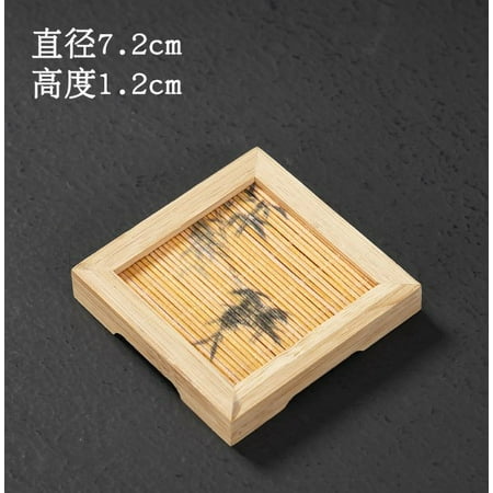 4Pcs Bamboo Coaster Tea Cup Mat Bamboo Coaster Drink Small Bamboo Saucers for Home
4Pcs Bamboo Coaster Tea Cup Mat Bamboo Coaster Drink Small Bamboo Saucers for Home