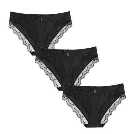 Xmarks Women 3 Pieces Lace Underwear Sexy Breathable Hipster Panties Stretch Seamless Bikini Briefs
Xmarks Women 3 Pieces Lace Underwear Sexy Breathable Hipster Panties Stretch Seamless Bikini Briefs
