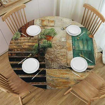 FUMJ Door Round Table Cloth 100% Polyester Fiber - Home Dining Table Decoration Machine Washable 38 -42
FUMJ Door Round Table Cloth 100% Polyester Fiber - Home Dining Table Decoration Machine Washable 38 -42