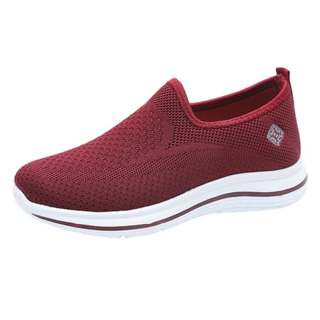 WuYIZon Slip On Breathe Mesh Walking Shoes Women Fashion Sneakers Comfort Wedge Platform Loafers Women Flat Bottom And Soft Bottom Fly Woven Mesh Breathable Slip On Outdoor
WuYIZon Slip On Breathe Mesh Walking Shoes Women Fashion Sneakers Comfort Wedge Platform Loafers Women Flat Bottom And Soft Bottom Fly Woven Mesh Breathable Slip On Outdoor
