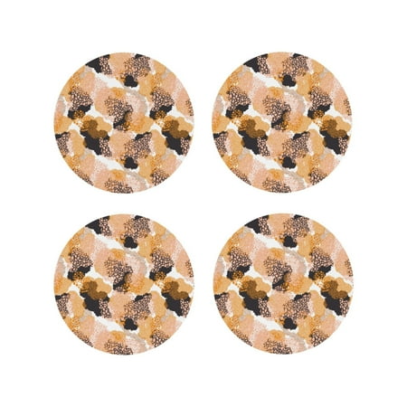 Drink Coasters Set of 4 Camouflage Print No.9045 Leather Coasters for Coffee Table Protector Heat Resistant Cute Coasters for Home Decor Housewarming Gifts Bar Kitchen 4 Inch Round Shape
Drink Coasters Set of 4 Camouflage Print No.9045 Leather Coasters for Coffee Table Protector Heat Resistant Cute Coasters for Home Decor Housewarming Gifts Bar Kitchen 4 Inch Round Shape