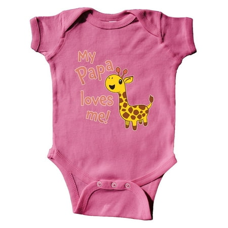 Inktastic My Papa Loves me- cute giraffe Gift Baby Boy or Baby Girl Bodysuit
Inktastic My Papa Loves me- cute giraffe Gift Baby Boy or Baby Girl Bodysuit