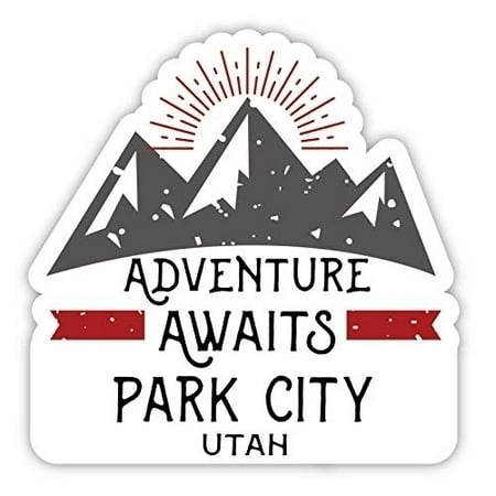 Park City Utah Souvenir 4-Inch Fridge Magnet Adventure Awaits Design