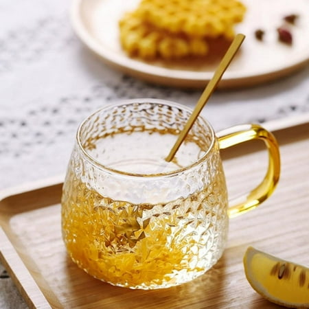 420ml High Temperature Resistant Glass with Handle Wave Pattern Water Cup Juice Milk Glass Coffee Mug Tea Bottle Gift
420ml High Temperature Resistant Glass with Handle Wave Pattern Water Cup Juice Milk Glass Coffee Mug Tea Bottle Gift