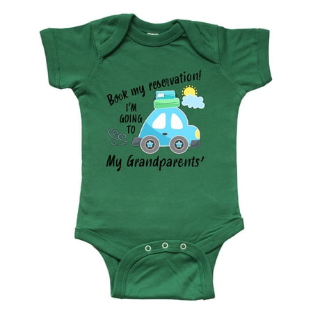 Inktastic Book my Reservation! I m Going To My Grandparents Gift Baby Boy or Baby Girl Bodysuit
Inktastic Book my Reservation! I m Going To My Grandparents Gift Baby Boy or Baby Girl Bodysuit