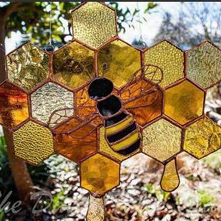 Riapawel Bee Mosaic Wall Hanging Ornament/Bee Decoration Home Decorative Garden Pendant
Riapawel Bee Mosaic Wall Hanging Ornament/Bee Decoration Home Decorative Garden Pendant