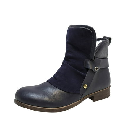 jsaierl Women s Winter Thick Soled Belt Buckle Side Zipper And Fleece Vintage Ankle Boots
jsaierl Women s Winter Thick Soled Belt Buckle Side Zipper And Fleece Vintage Ankle Boots
