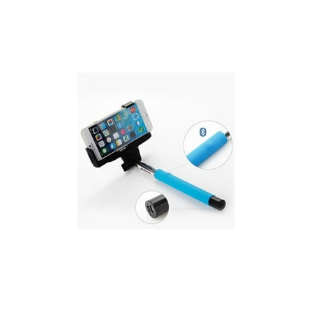 Foldable Monopod Selfie Stick Extendable - Blue