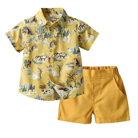 Toddler Baby Boy Shorts Sets Outfit Kid Leaf Floral Short Sleeve Shirt Top+shorts Suits Baby Fashion Dailywear Child Clothing
Toddler Baby Boy Shorts Sets Outfit Kid Leaf Floral Short Sleeve Shirt Top+shorts Suits Baby Fashion Dailywear Child Clothing