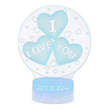 BKFYDLS Furniture and Household Appliances Valentine s Day Gift 3D Night LED Colorful Gradient Remote Control Night Light on Clearance
BKFYDLS Furniture and Household Appliances Valentine s Day Gift 3D Night LED Colorful Gradient Remote Control Night Light on Clearance
