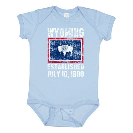 Inktastic Established July 10 1890 Wyoming Flag Gift Baby Boy or Baby Girl Bodysuit
Inktastic Established July 10 1890 Wyoming Flag Gift Baby Boy or Baby Girl Bodysuit